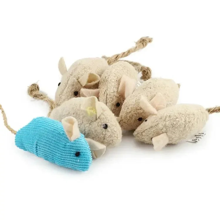 Plush Catnip Mouse Toy for Cats