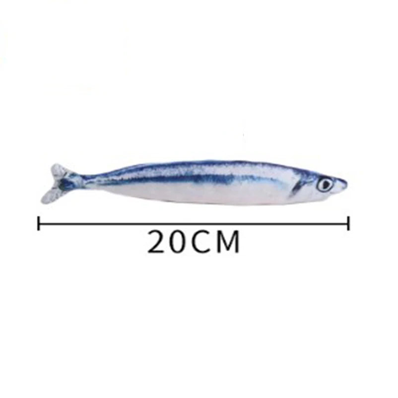 Plush Fish Cat Toy