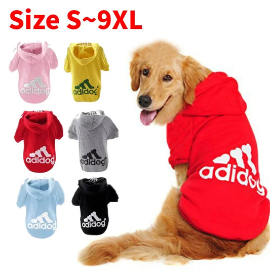 Warm Dog Hoodie - Autumn Winter Pet Coat for Medium to Large Dogs