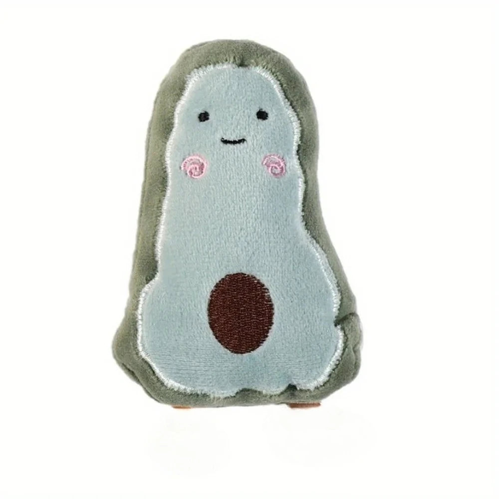 Fruit Shaped Plush Cat Kicker Toy with Catnip