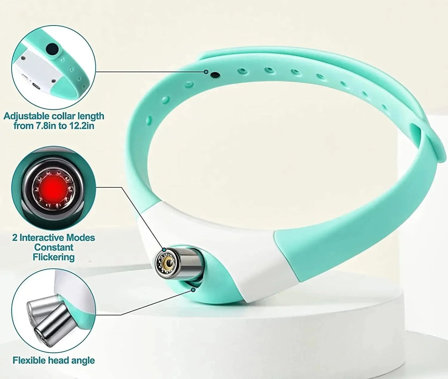 Smart Cat Laser Collar - Interactive Rechargeable Exercise Toy
