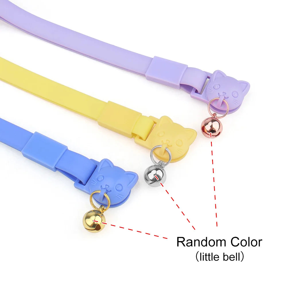 Waterproof Adjustable Cat Collar with Bell