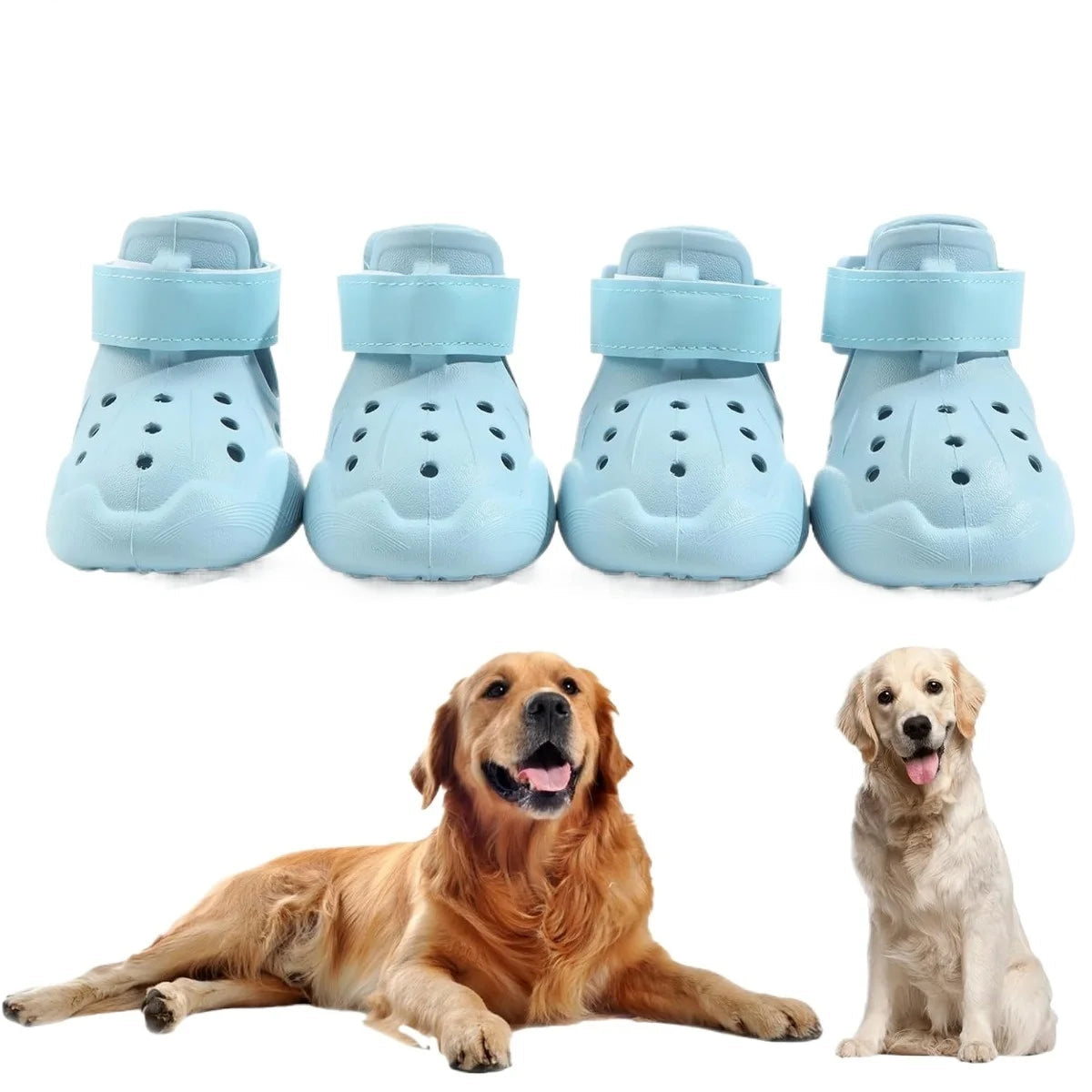 Chaussures pour chien toutes saisons - Bottes imperméables antidérapantes pour temps chaud et froid