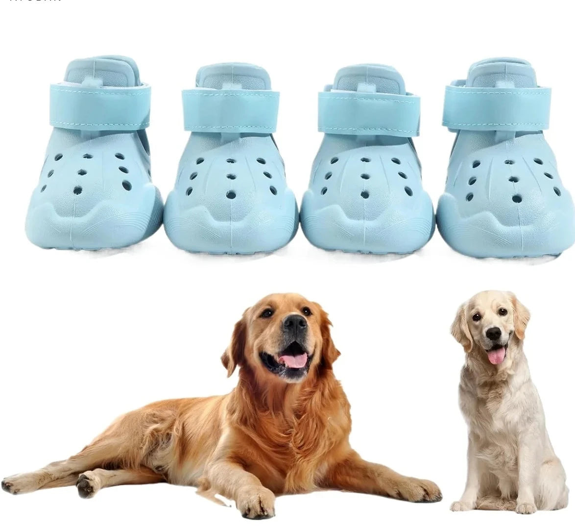 Bottes imperméables pour chiens - Protections antidérapantes pour les pattes pour trottoirs chauds et pluie