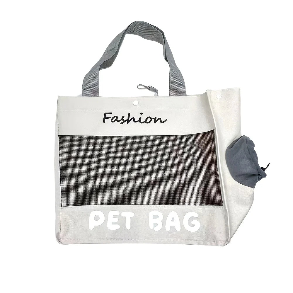 Breathable Canvas Carrier Bag for Cats & Small Dogs