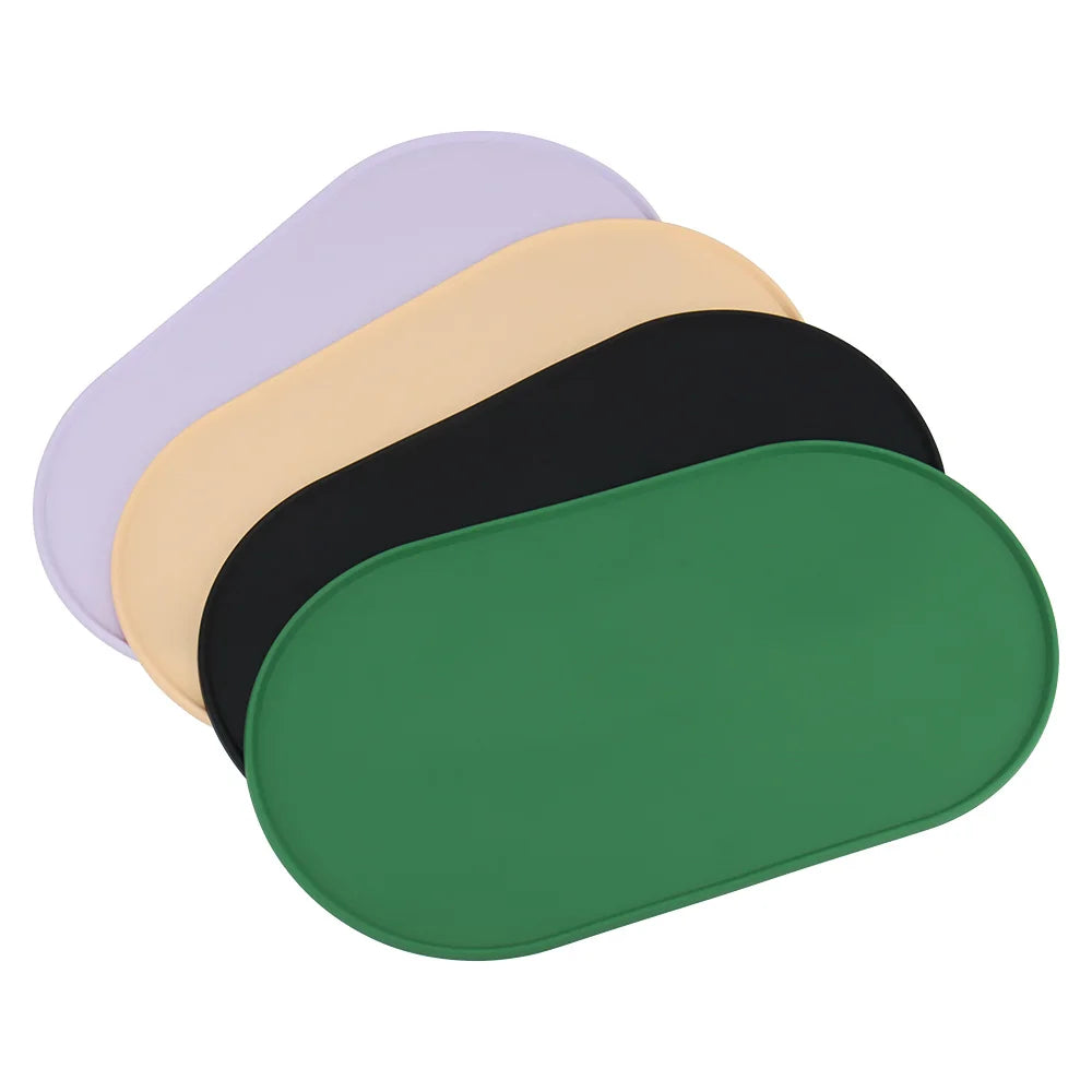 Non-Slip Silicone Pet Bowl Mat for Dogs & Cats