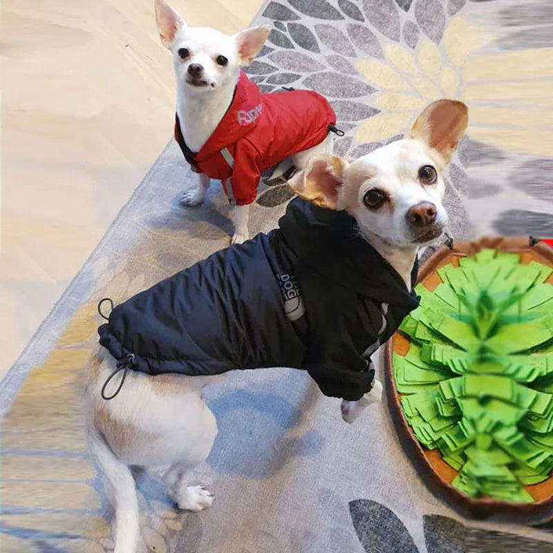 Waterproof Warm Hoodie Jacket for Dogs & Cats – Autumn & Winter