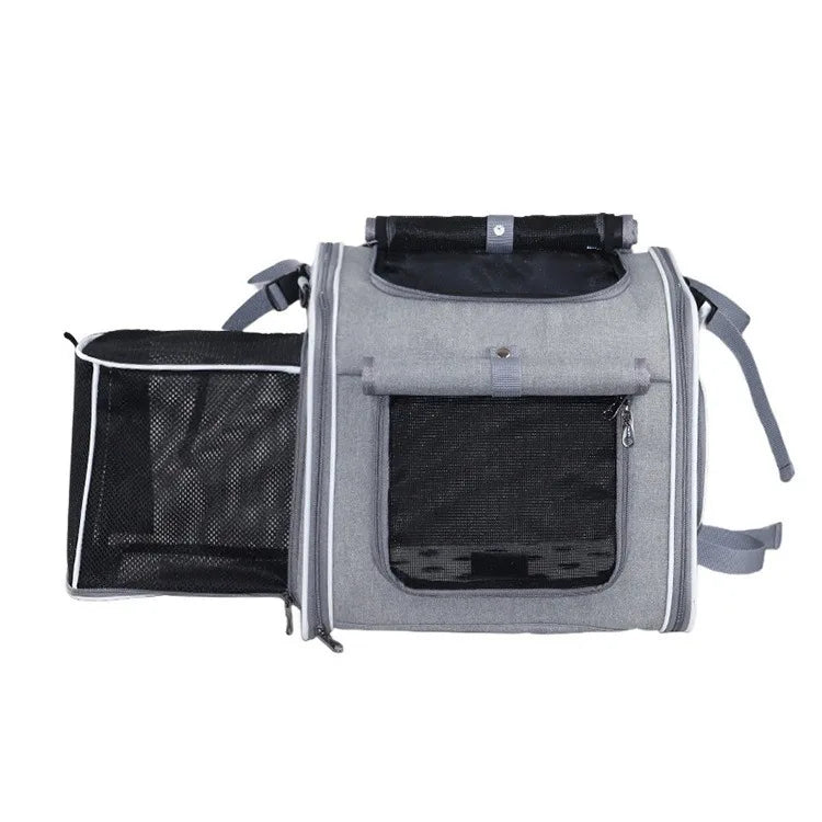 Foldable Mesh Pet Carrier for Cats & Small Dogs