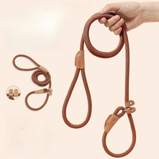 Adjustable Loop Collar Training Leash for Dogs