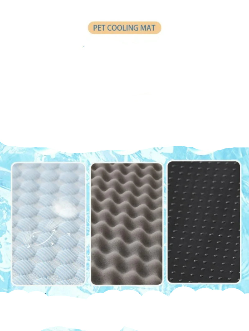 Pet Cooling Mat — Breathable Gel Self-Cooling Pad for Dogs & Cats