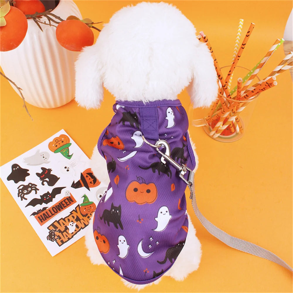 Halloween Print Pet Vest