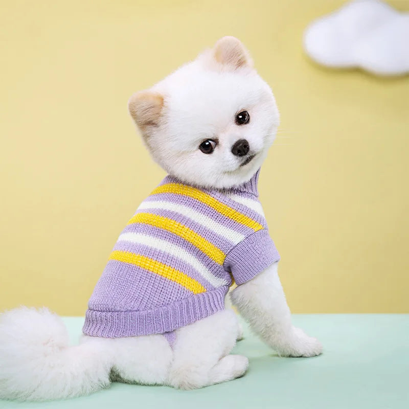 Col roulé doux pour animaux de compagnie