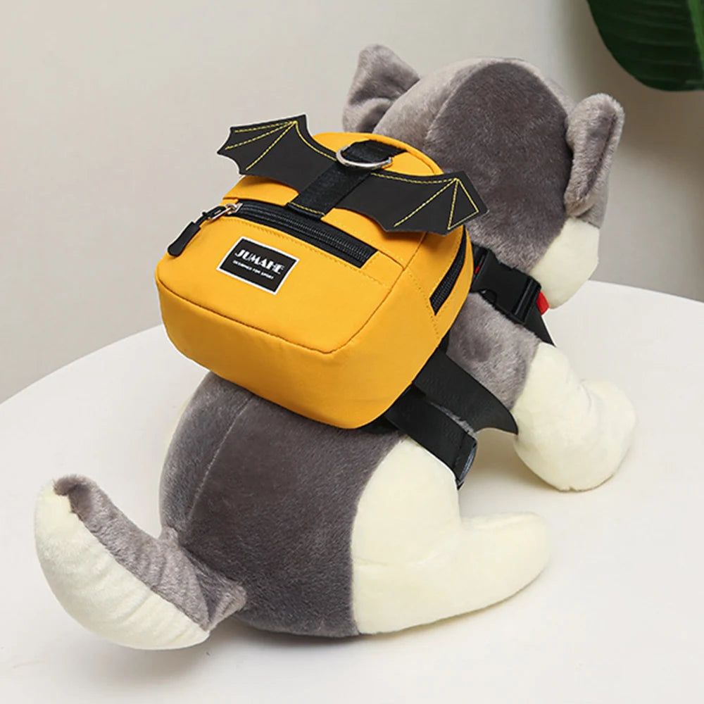 Cartoon Backpack Harness for Small Dogs & Cats
