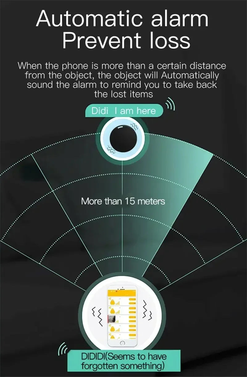 Bluetooth Anti-Lost Smart Tracker for Pets, Kids & Valuables