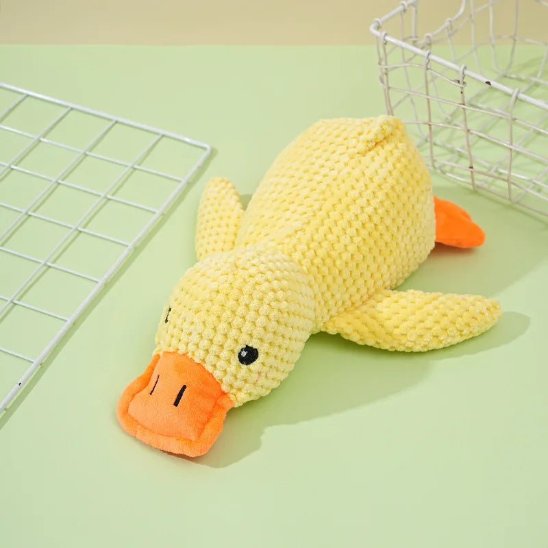 Plush Duck Dog Toy with Sound