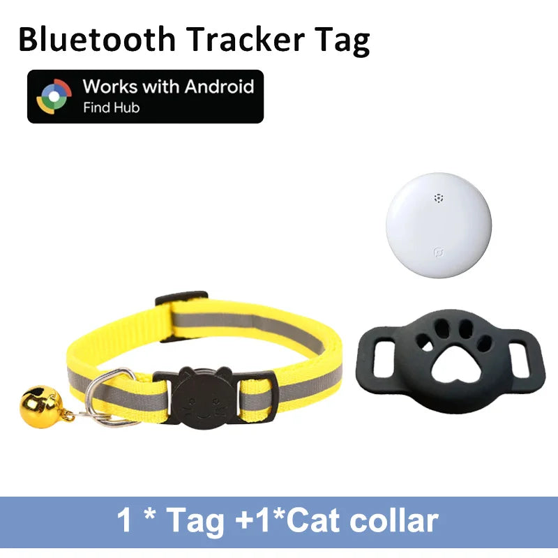 Google Find My Pet Collar Tracker for Android — IP68 Waterproof, No Subscription