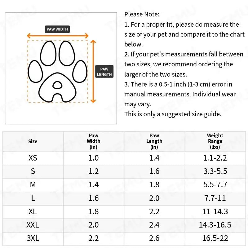 Chaussures pour chien résistantes à l'eau, lot de 4 - Bottes de pluie protectrices pour petits chiens
