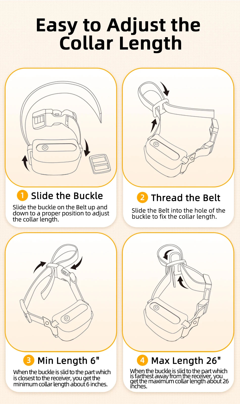 Remote Dog Training Collar — 3300ft Range, Waterproof with Vibration & Bark Control