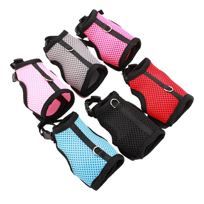 Mesh Breathable Harness & Leash Set for Rabbits, Ferrets & Small Pets