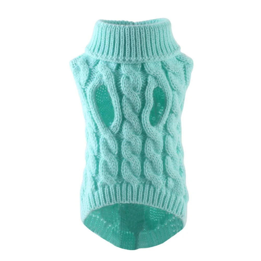 Pull en tricot pour chien | Pull chaud d'automne et d'hiver pour petits chiens et chiots
