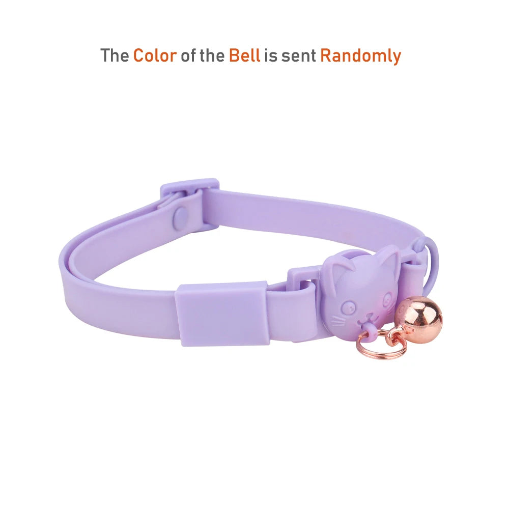 Waterproof Adjustable Cat Collar with Bell