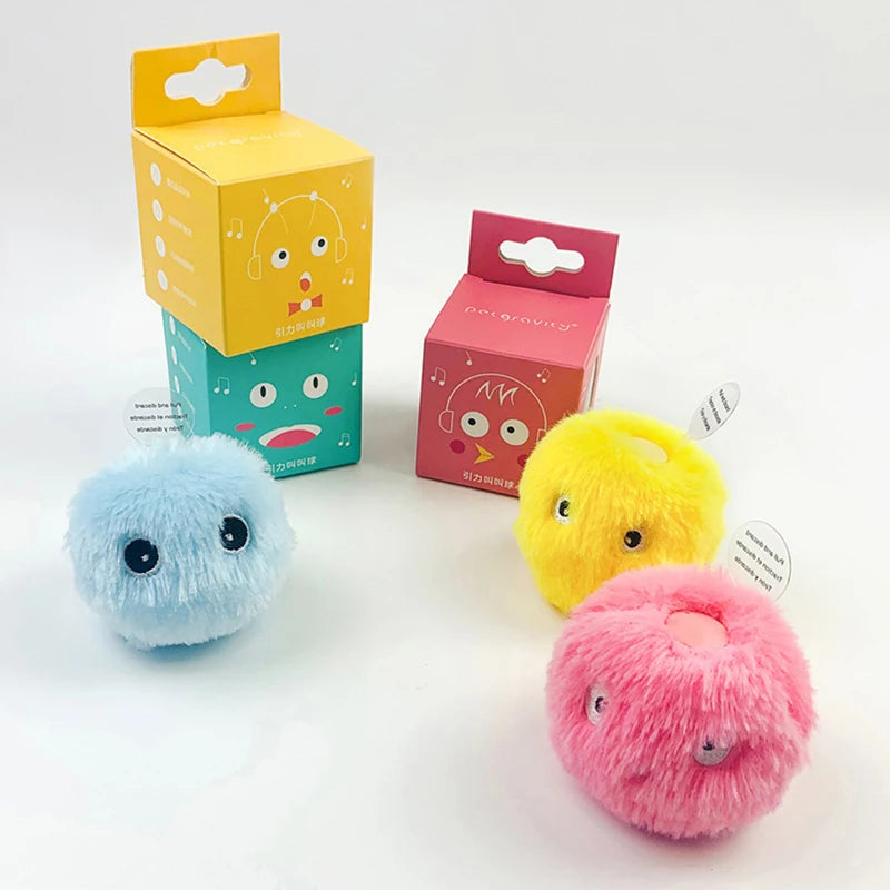 Sound Ball Cat Toy — Animal Noise Squeaky Ball for Cats & Kittens