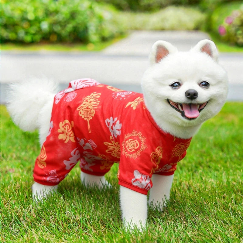 Breathable Mesh Cooling Jumpsuit for Small & Medium Dogs & Cats