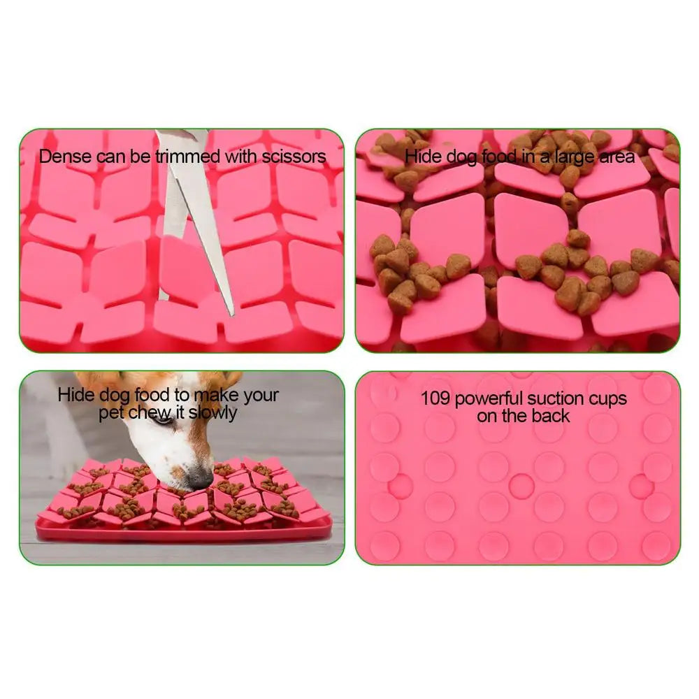 Silicone Dog Lick Mat with Suction Cups