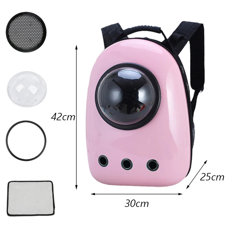 Cartoon Print Breathable Cat Backpack Carrier