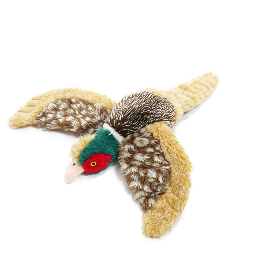 Jouet pour chien couineur en peluche canard avec avantages de nettoyage dentaire