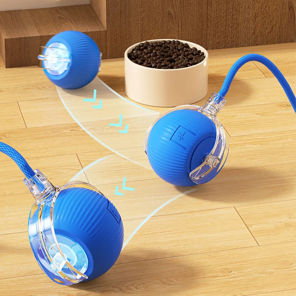 Automatic Rolling Ball Cat Toy - Rechargeable