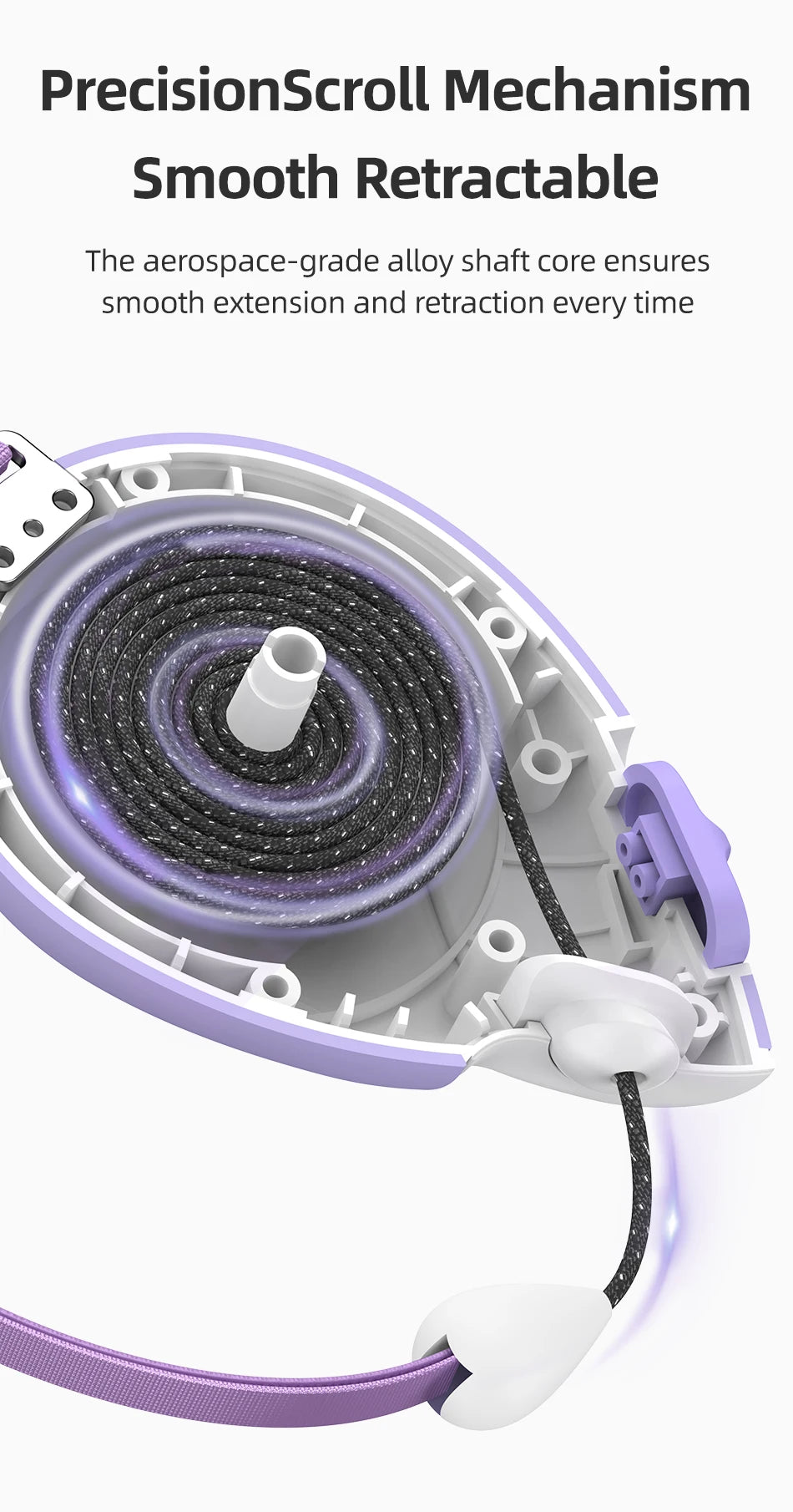 3M Mini Retractable Dog Leash — Compact Extendable Lead for Walking & Travel