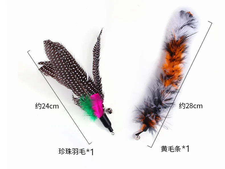 Retractable Fishing Rod Cat Wand