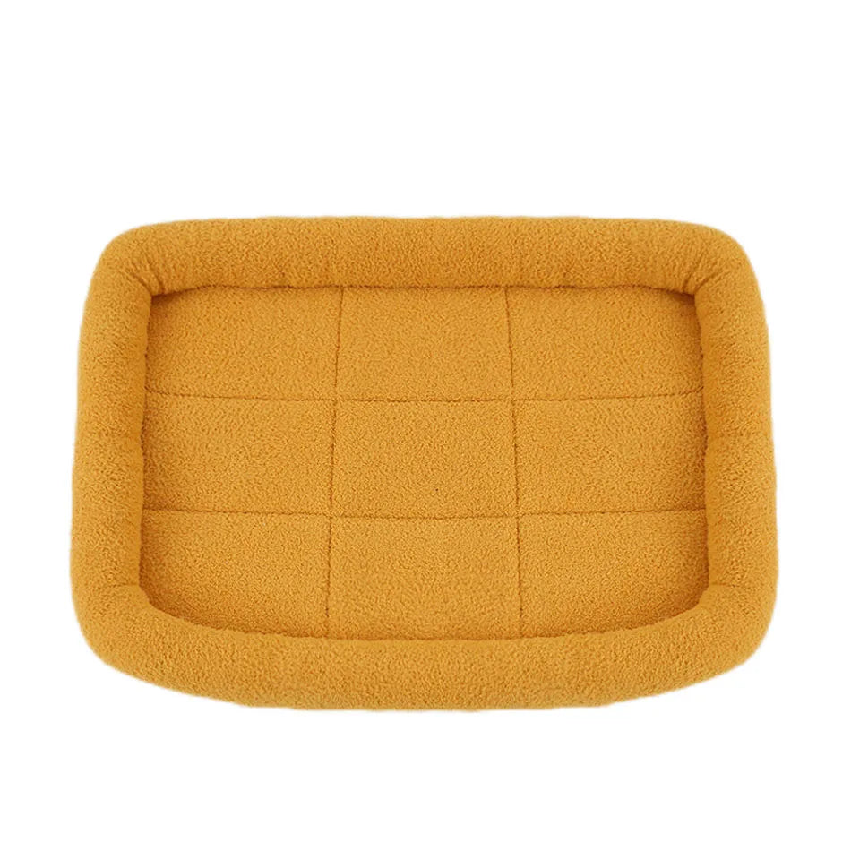 Soft Plush Pet Bed Mat – Calming Cushion for Cats & Dogs, S to XXL