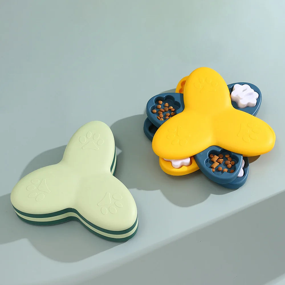 Interactive Puzzle Feeder Bowl - Slow Eating IQ Training Toy for Dogs & Cats