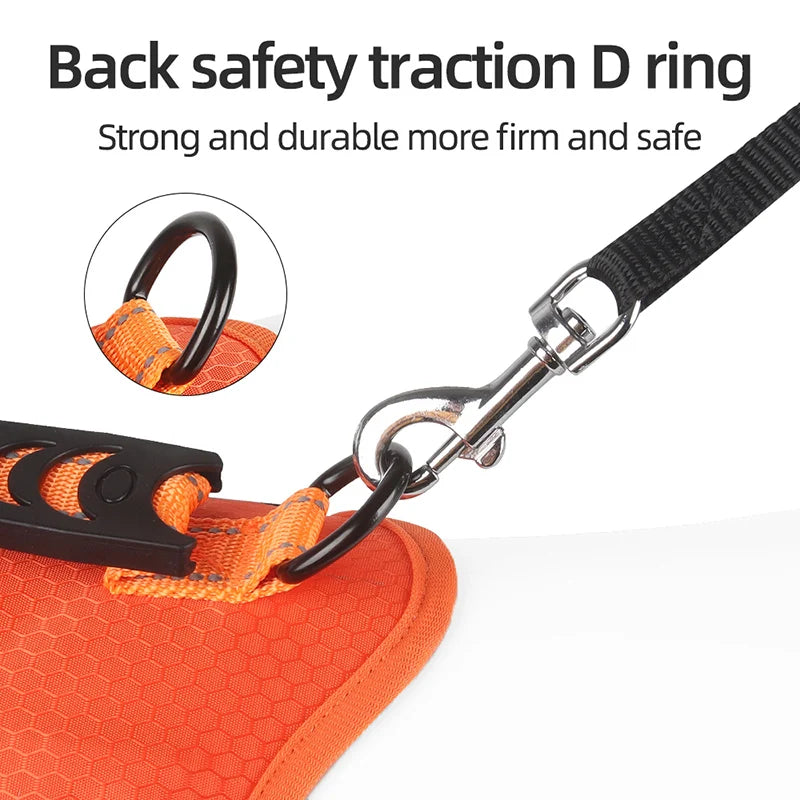 Adjustable Reflective Dog Harness - Safety Vest for Small & Large Dogs