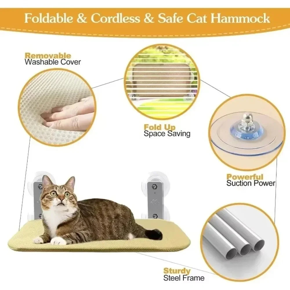 Foldable Cat Window Perch