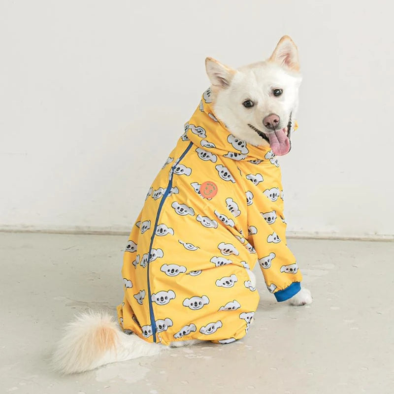 Waterproof Hooded Raincoat Jumpsuit for Dogs & Cats