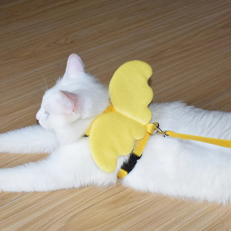 Angel Wings Harness & Leash Set for Cats, Kittens & Small Pets