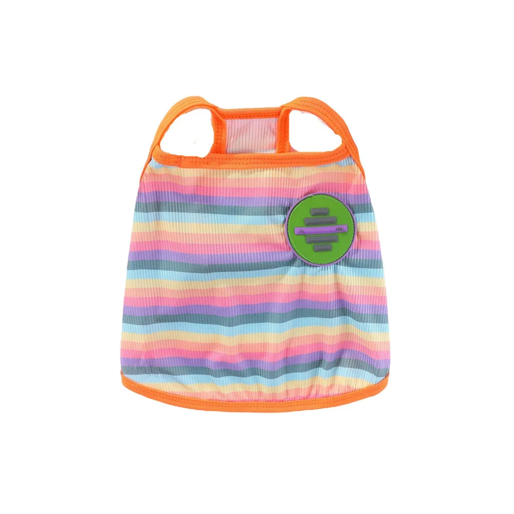 Striped Cooling Vest & Summer Shirt for Small & Medium Dogs & Cats