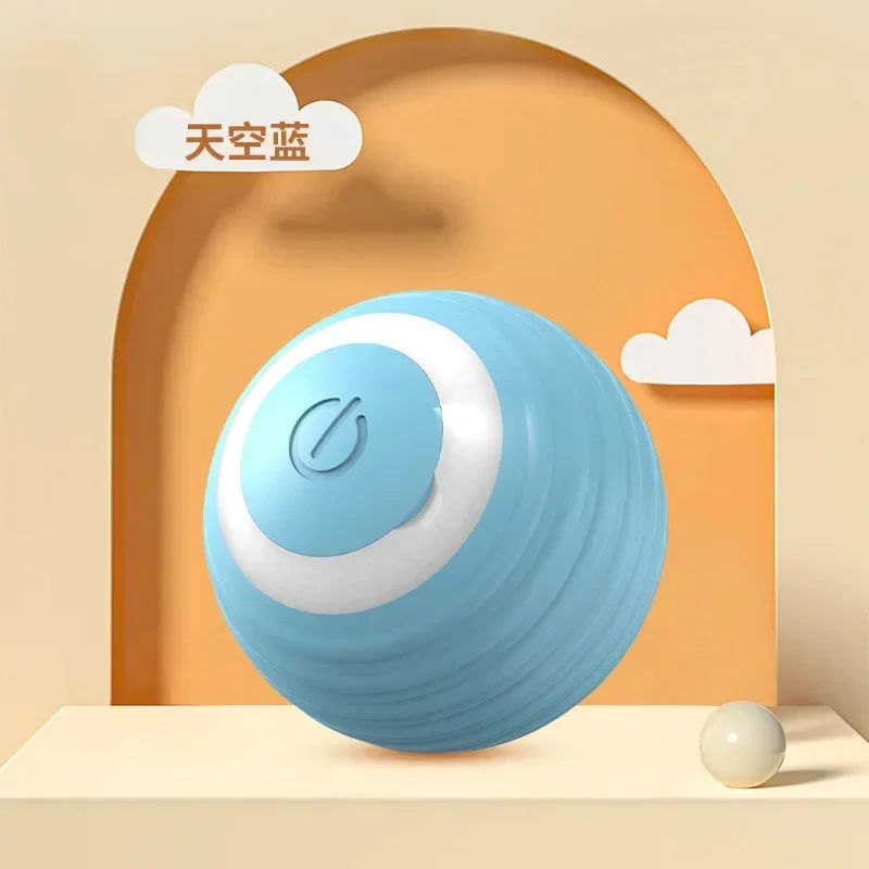 Automatic Rolling Cat Ball with Touch-Activated Play