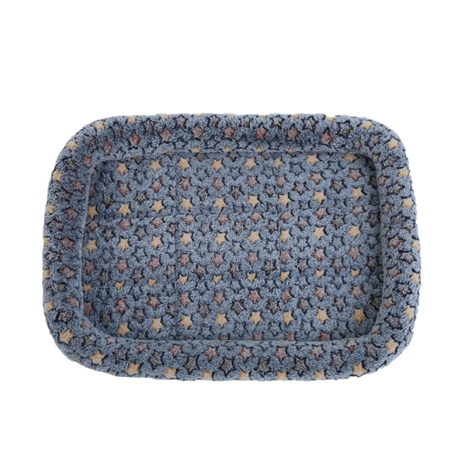 Soft Plush Pet Bed Mat – Calming Cushion for Cats & Dogs, S to XXL