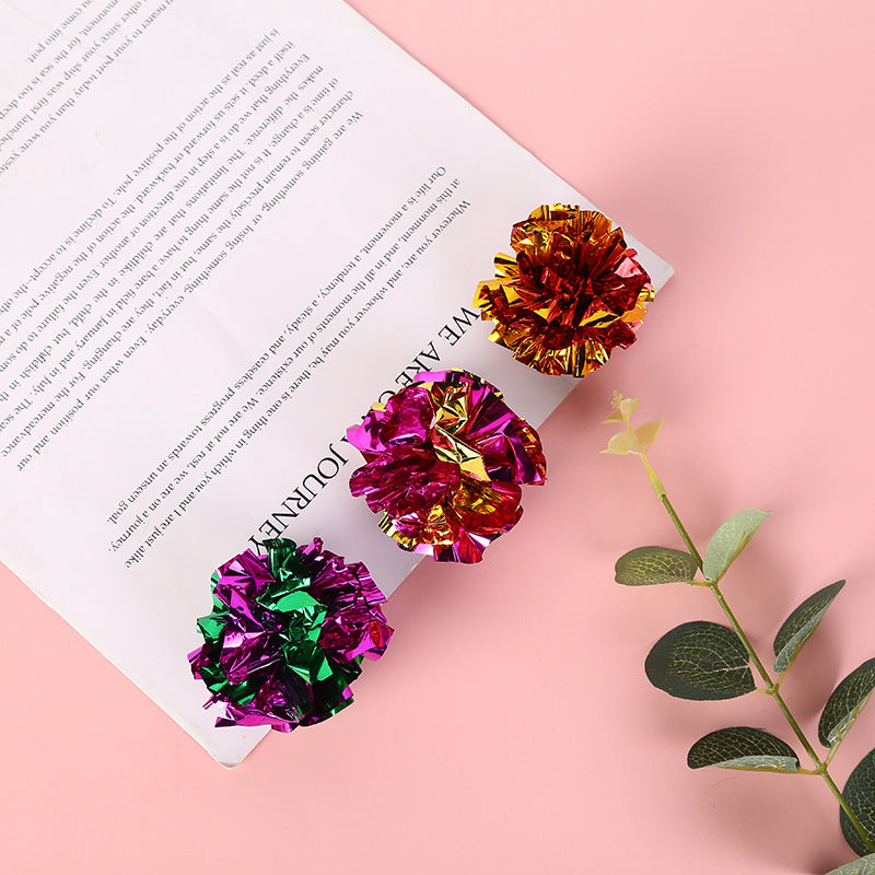 Ringing Paper Ball Cat Toys - 10 Pack Interactive Play Balls