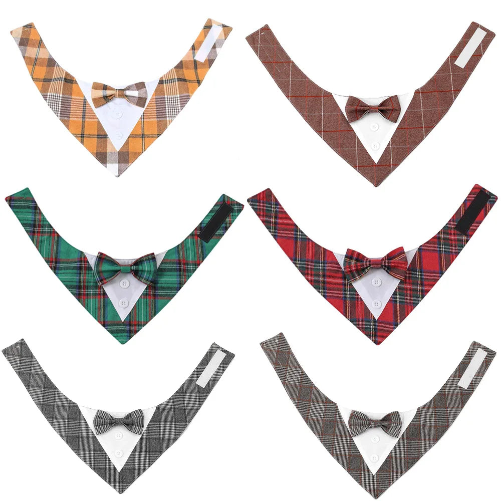 Dog Bow Tie & Bandana Set
