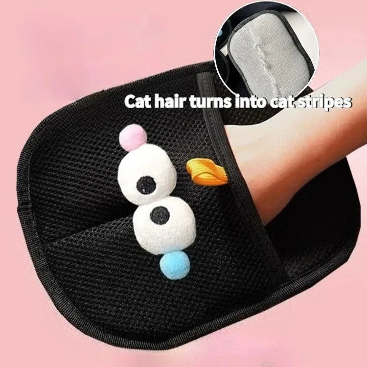 Pet Hair Remover Grooming Glove | Cat & Dog Fur Cleaner