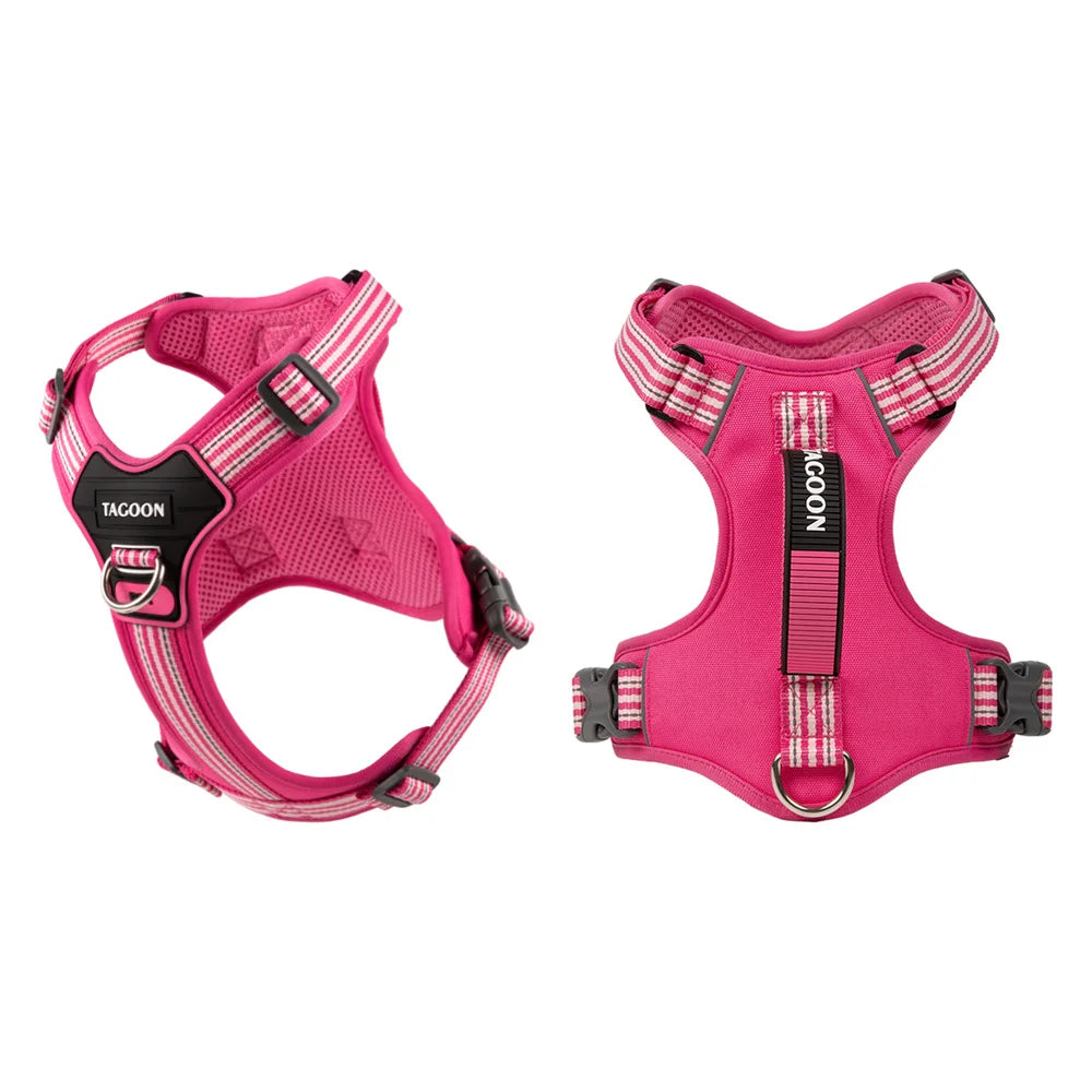 No Pull Big Dog Harness with Handle for Small Medium Large Dogs Weimaraner Doberman Pinscher Fashion Durable Pet Vest Harnesses