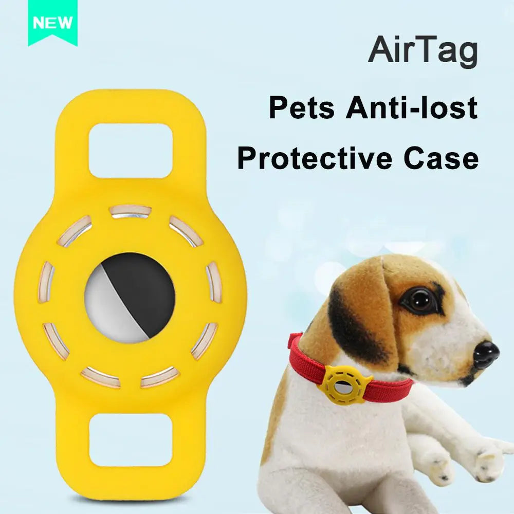 Apple AirTag Silicone Collar Sleeve for Dogs & Cats — 12 Colours