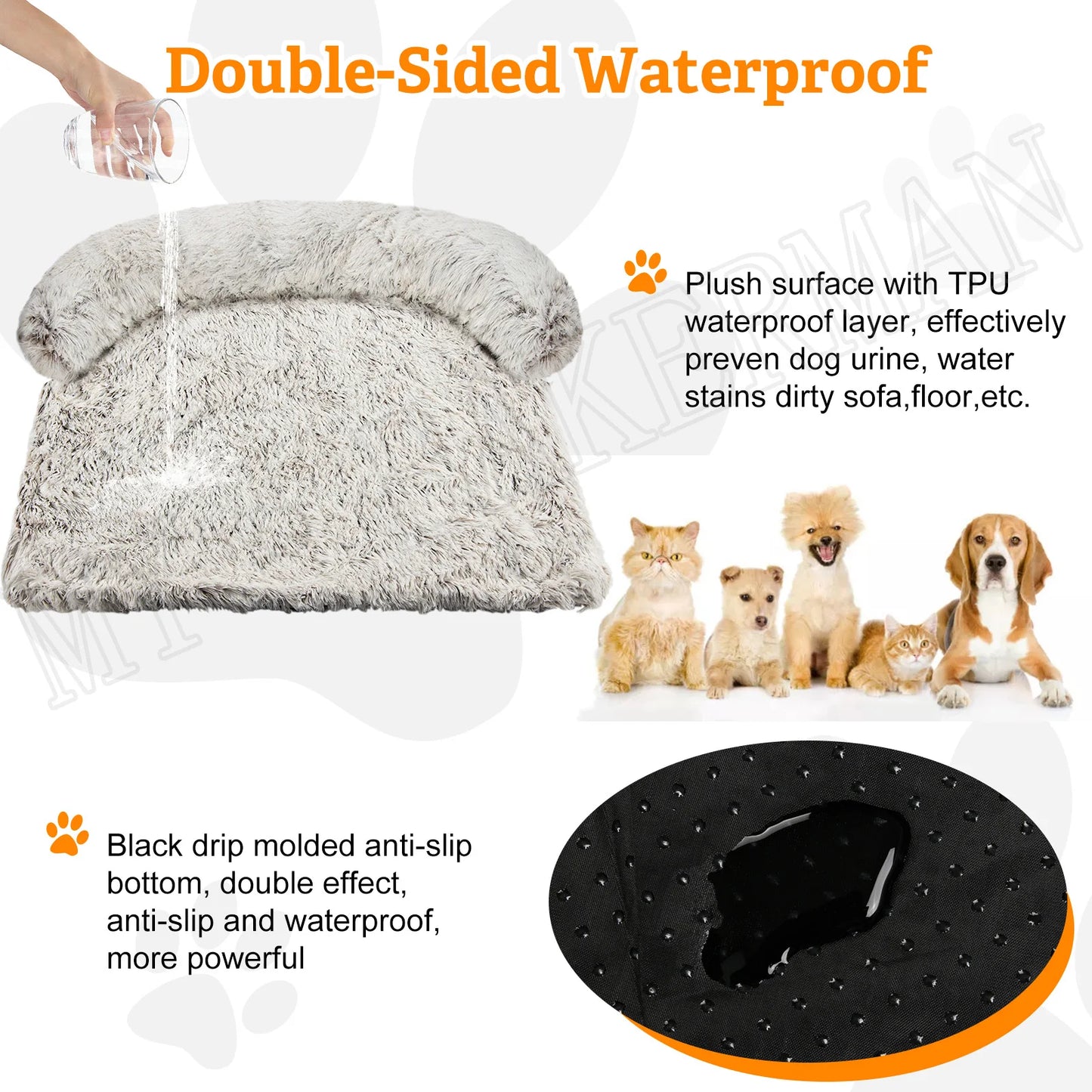 Warm Washable Sofa Bed for Dogs & Cats
