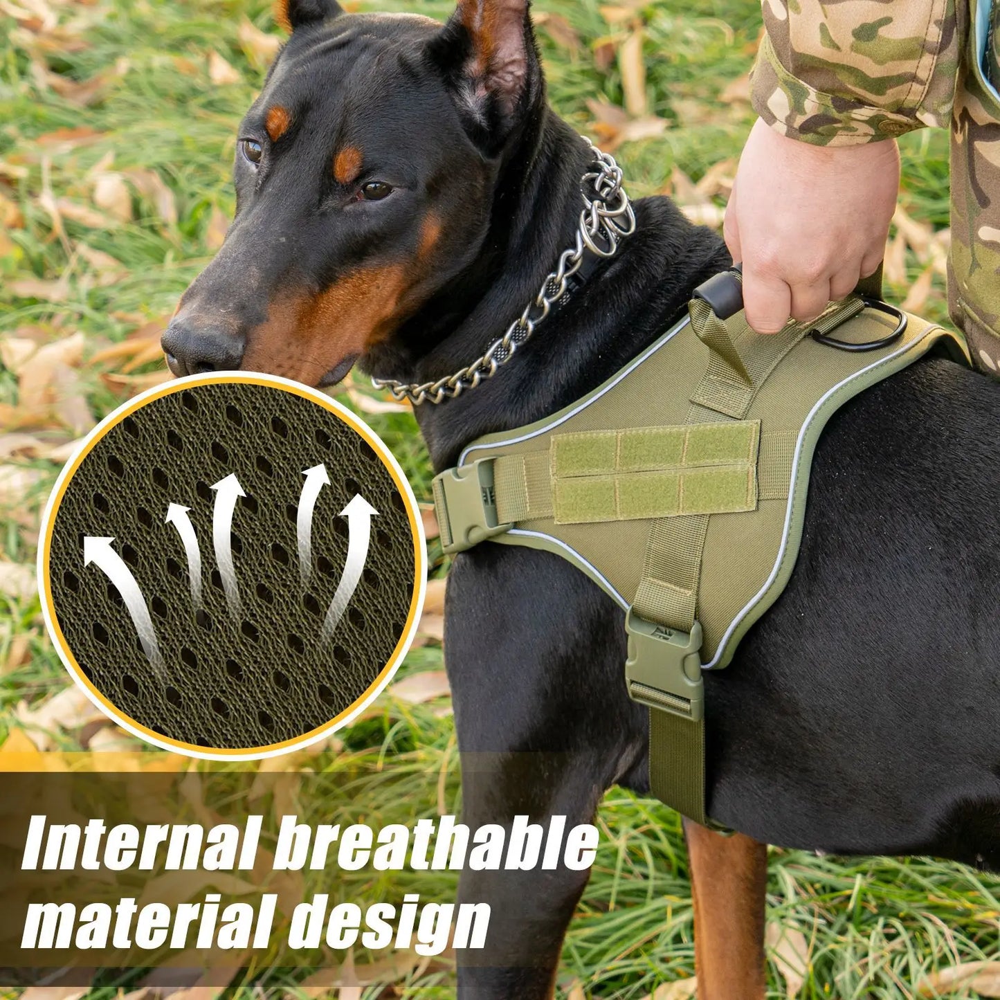 Tactical Dog Harness for Large Dogs