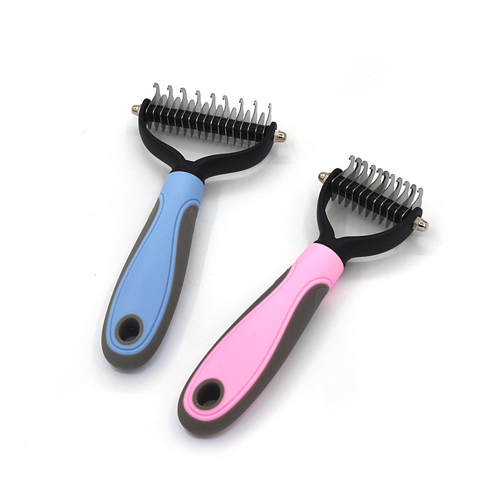 Professional Pet Deshedding Brush - Hair Remover for Dogs and Cats